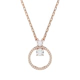 SWAROVSKI Constella Rose Gold Coloured Cubic Zirconia Pendant Necklace