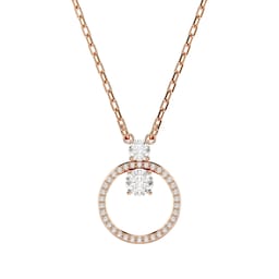 37742365 - Constella Rose Gold Coloured Cubic Zirconia Pendant Necklace