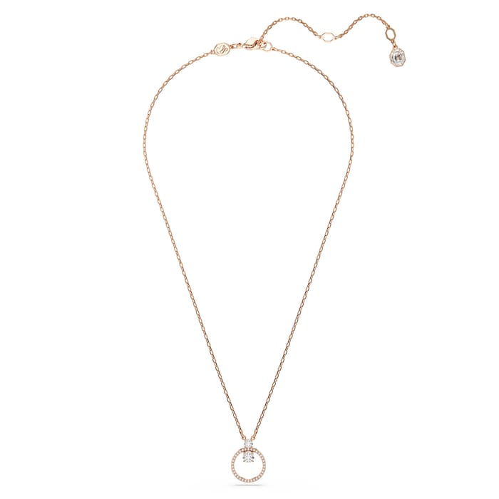 SWAROVSKI Constella Rose Gold Coloured Cubic Zirconia Pendant Necklace