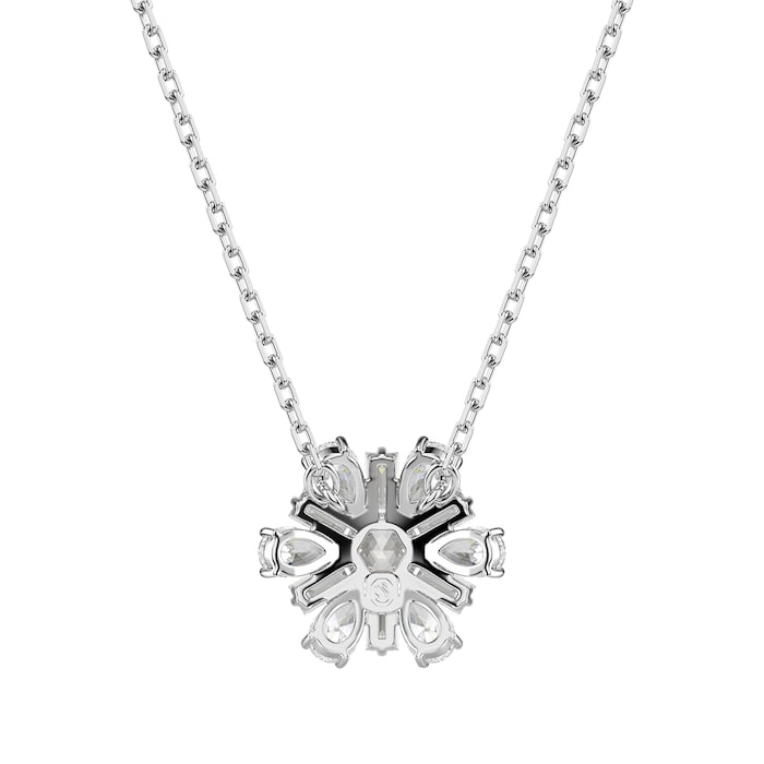 SWAROVSKI Idyllia Silver Coloured Cubic Zirconia Snowflake Pendant Necklace