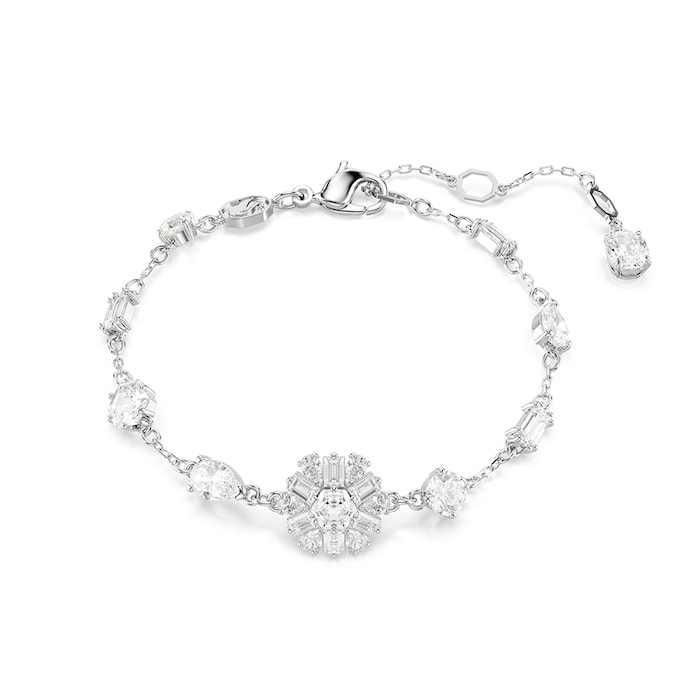 SWAROVSKI Idyllia Silver Coloured Cubic Zirconia Snowflake Bracelet