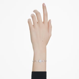SWAROVSKI Idyllia Silver Coloured Cubic Zirconia Snowflake Bracelet