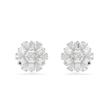 SWAROVSKI Idyllia Silver Coloured Cubic Zirconia Snowflake Stud Earrings