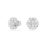 SWAROVSKI Idyllia Silver Coloured Cubic Zirconia Snowflake Stud Earrings