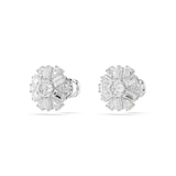 SWAROVSKI Idyllia Silver Coloured Cubic Zirconia Snowflake Stud Earrings