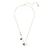 SWAROVSKI Symblica Yellow Gold Coloured Evil Eye Pendant Necklace