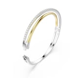 SWAROVSKI Hyperbola Bicolour Cubic Zirconia Two Band Bangle