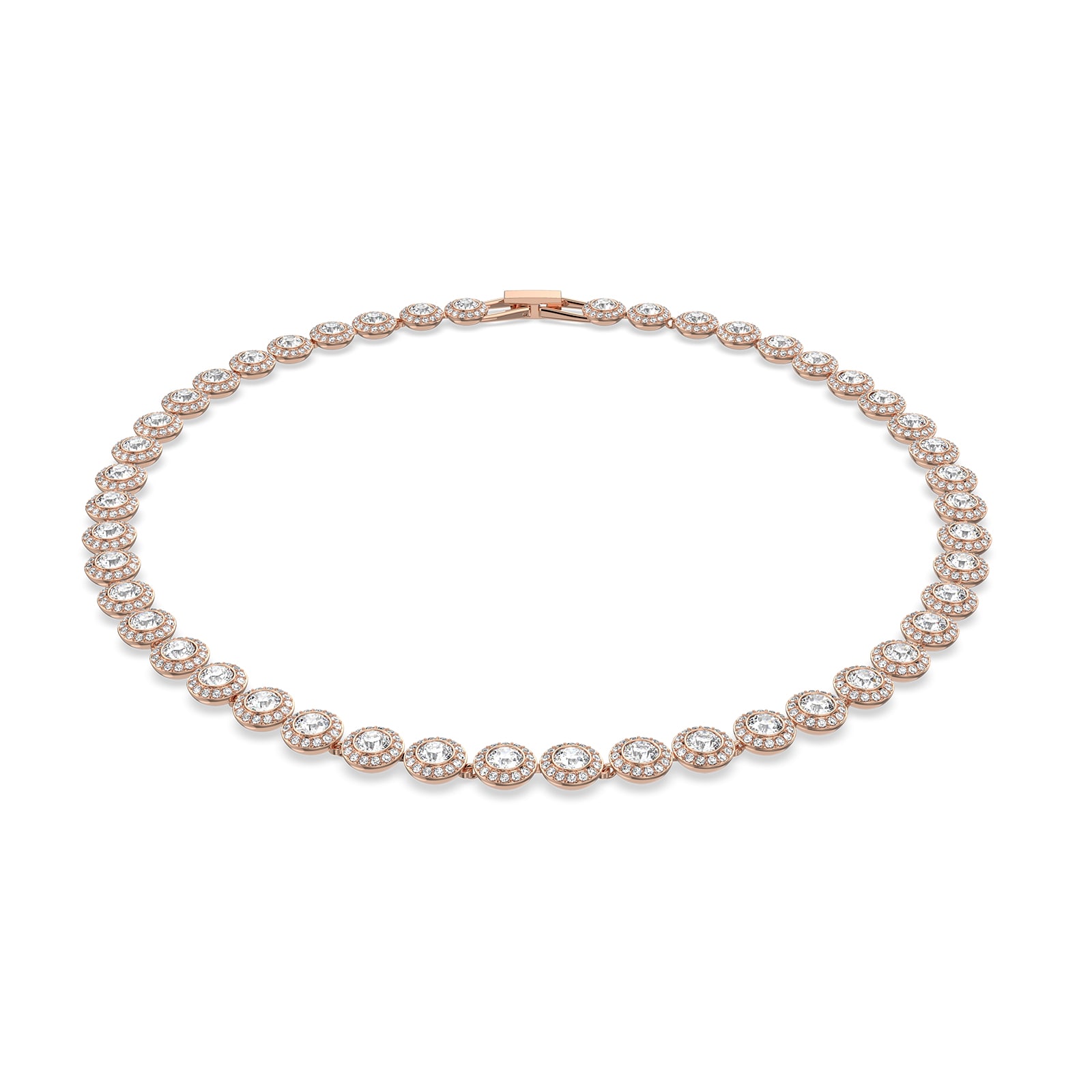 SWAROVSKI Rose Gold Coloured Angelic Crystal Necklace
