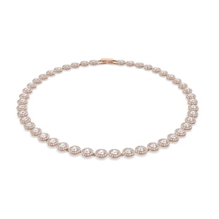 SWAROVSKI Rose Gold Coloured Angelic Crystal Necklace