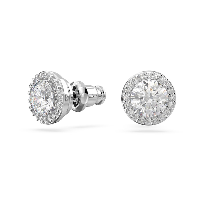 SWAROVSKI Rhodium Plated Constella Cubic Zirconia Stud Earrings