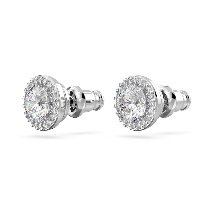 SWAROVSKI Rhodium Plated Constella Cubic Zirconia Stud Earrings