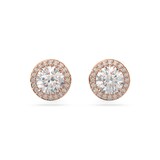 SWAROVSKI Rose Gold Coloured Constella Cubic Zirconia Stud Earrings