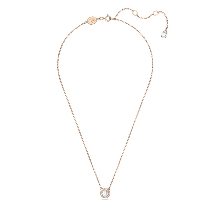 SWAROVSKI Rose Gold Coloured Constella Cubic Zirconia Pave Pendant ...