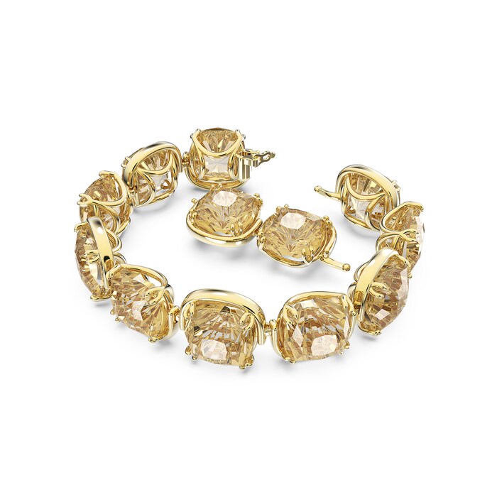 SWAROVSKI Yellow Gold Coloured Harmonia Gold Crystal Bracelet