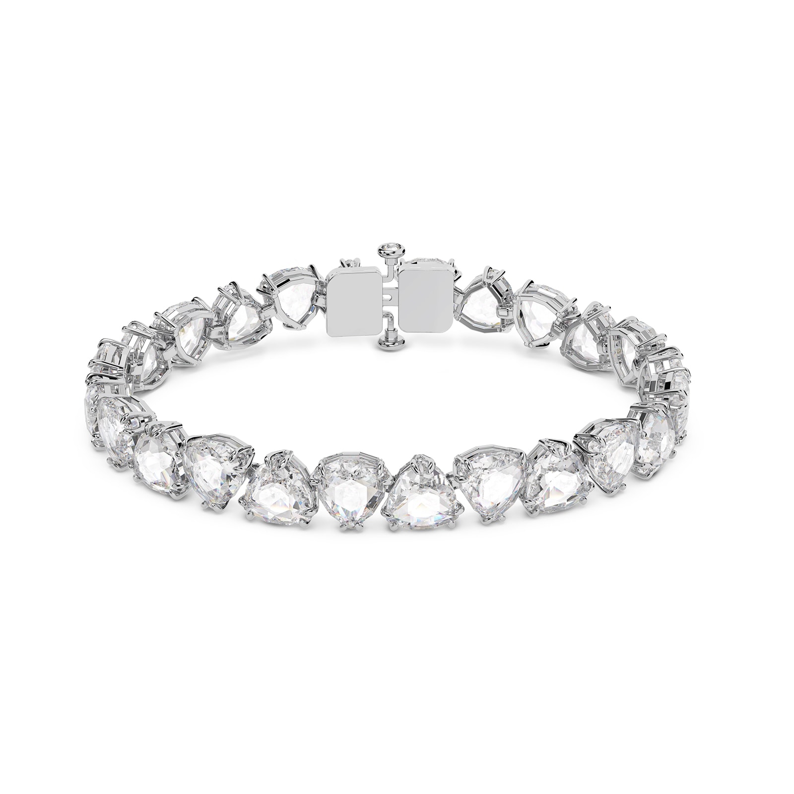 SWAROVSKI Rhodium Plated Millenia Trilliant Crystal Bracelet