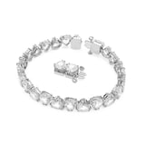 SWAROVSKI Rhodium Plated Millenia Trilliant Crystal Bracelet