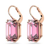 SWAROVSKI Rose Gold Coloured Millenia Pink Crystal Drop Earrings