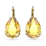 SWAROVSKI Yellow Gold Coloured Millenia Yellow Crystal Drop Earrings