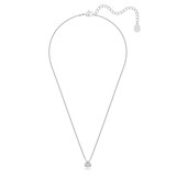 SWAROVSKI Rhodium Plated Millenia Trilliant White Cubic Zirconia Pendant