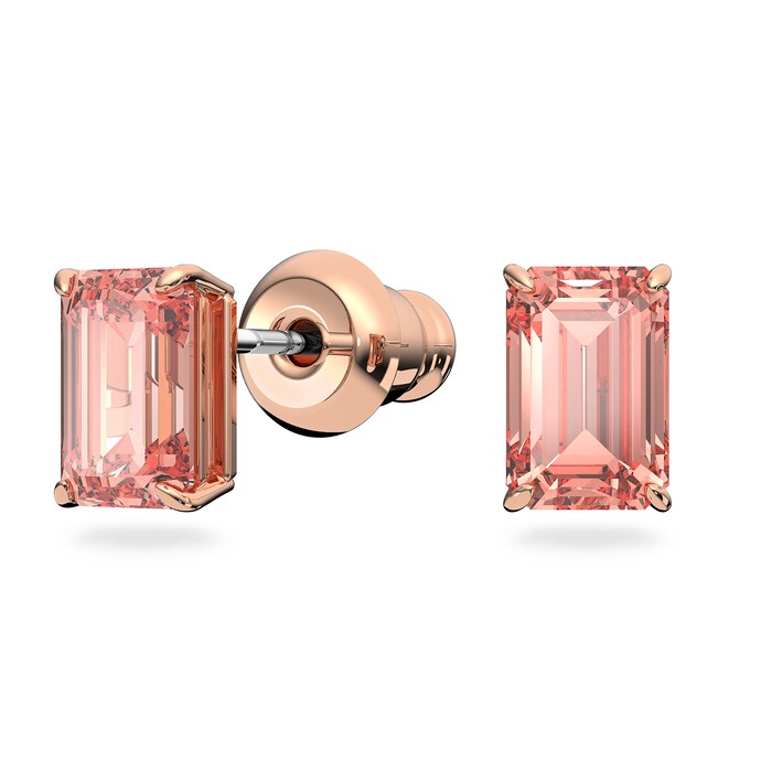 SWAROVSKI Rose Gold Coloured Millenia Pink Cubic Zirconia Box Set