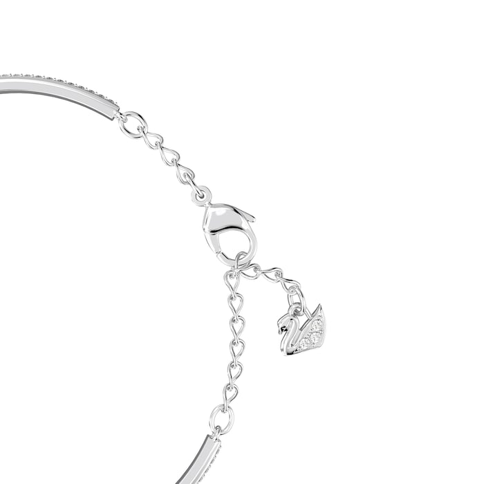 SWAROVSKI Rhodium Plated Generation Crystal Bangle