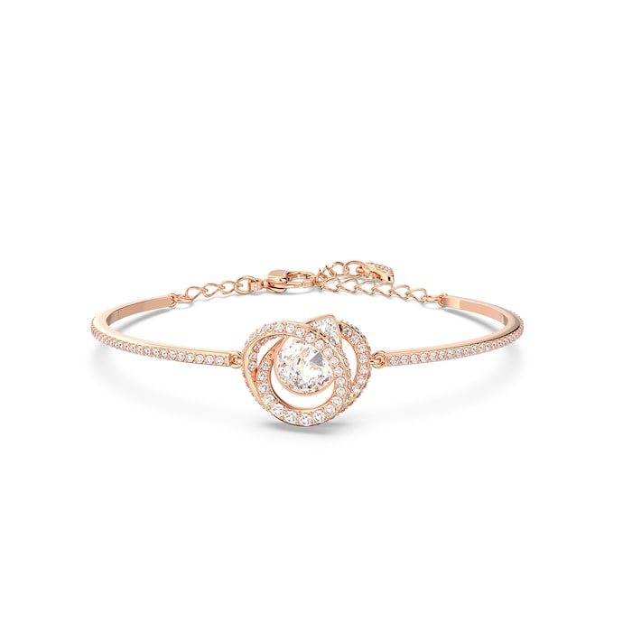 SWAROVSKI Rose Gold Coloured Generation Crystal Bangle