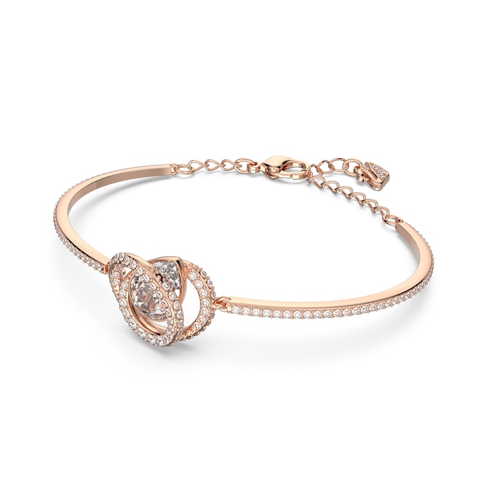 SWAROVSKI Rose Gold Coloured Generation Crystal Bangle