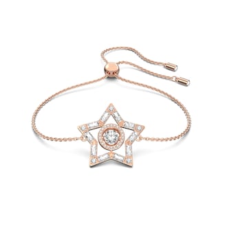 SWAROVSKI Rose Gold Coloured Stella Star White Cubic Zirconia Bracelet SWAROVSKI Rose Gold Coloured Stella Star White Cubic Zirconia Bracelet