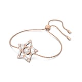 SWAROVSKI Rose Gold Coloured Stella Star White Cubic Zirconia Bracelet