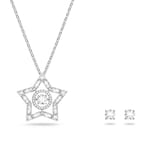 SWAROVSKI Rhodium Plated Stella Star Cubic Zirconia Box Set