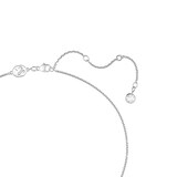 SWAROVSKI Rhodium Plated Una Pave Heart Crystal Pendant