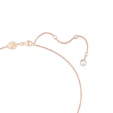 SWAROVSKI Rose Gold Coloured Una Pave Heart Crystal Pendant