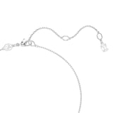 SWAROVSKI Matrix Silver Coloured Cubic Zirconia & Pearl Pendant Necklace