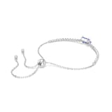 SWAROVSKI Matrix Silver Coloured Blue Cubic Zirconia Tennis Bracelet