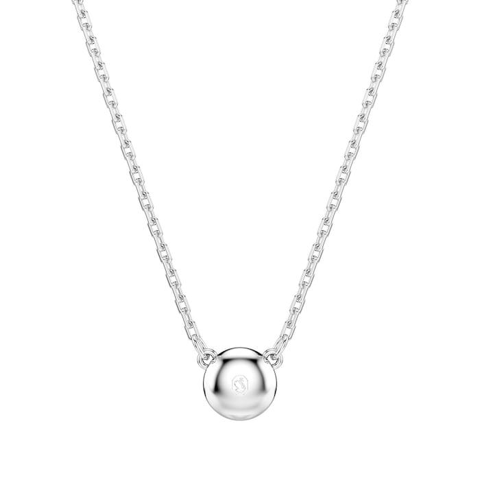 SWAROVSKI Imber Silver Coloured Cubic Zirconia Round Pendant Necklace