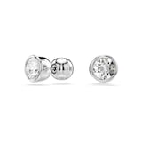 SWAROVSKI Imber Silver Coloured Cubic Zirconia Round Stud Earrings