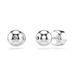 SWAROVSKI Imber Silver Coloured Cubic Zirconia Round Stud Earrings