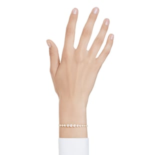 SWAROVSKI Imber Yellow Gold Coloured Cubic Zirconia Tennis Bracelet
