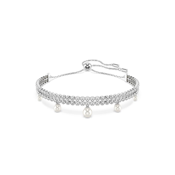 SWAROVSKI Ariana Grande x Swarovski Cubic Zirconia & Pearl Bracelet