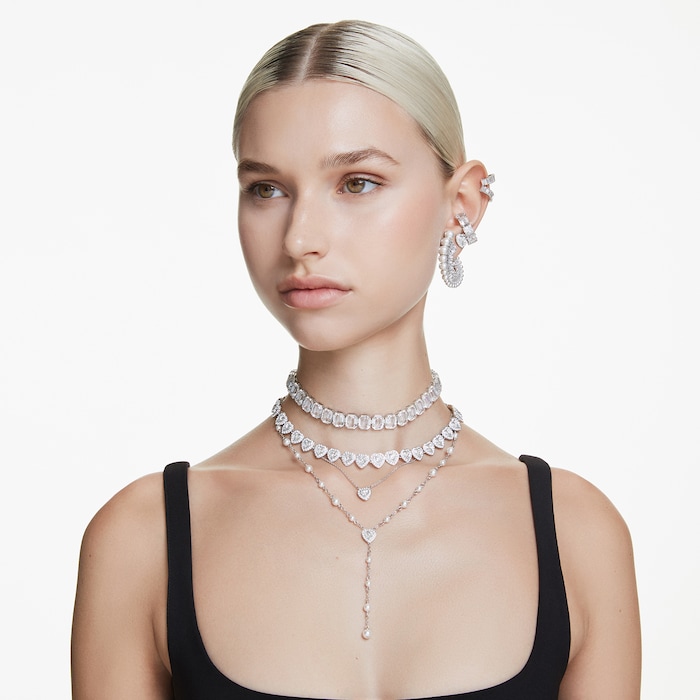 SWAROVSKI Ariana Grande x Swarovski Cubic Zirconia Tennis Necklace