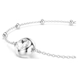 SWAROVSKI Una Angelic White Rhodium Plated Round Cut Crystal Bracelet