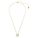 SWAROVSKI Hyperbola Gold Tone Plated Round Cut Crystal Pendant Necklace