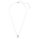 SWAROVSKI Hyperbola White Rhodium Plated Round Cut Crystal Pendant Necklace