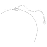 SWAROVSKI Hyperbola White Rhodium Plated Round Cut Crystal Pendant Necklace