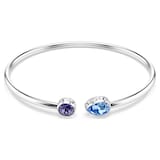 SWAROVSKI Chroma White Rhodium Plated Multi Coloured Stone Bangle