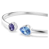 SWAROVSKI Chroma White Rhodium Plated Multi Coloured Stone Bangle