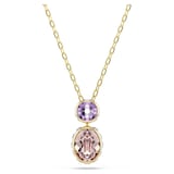 SWAROVSKI Chroma Gold Tone Plated Multi Coloured Stone Pendant Necklace
