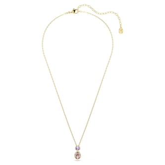 SWAROVSKI Chroma Gold Tone Plated Multi Coloured Stone Pendant Necklace SWAROVSKI Chroma Gold Tone Plated Multi Coloured Stone Pendant Necklace