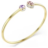 SWAROVSKI Chroma Gold Tone Plated Multi Coloured Stone Bangle