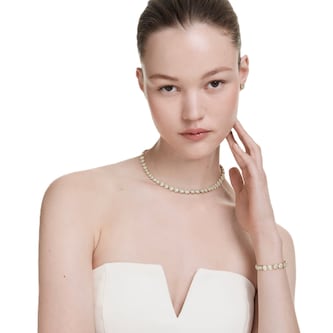 SWAROVSKI Una Angelic Gold Tone Plated Crystal 3 Piece Jewellery Set